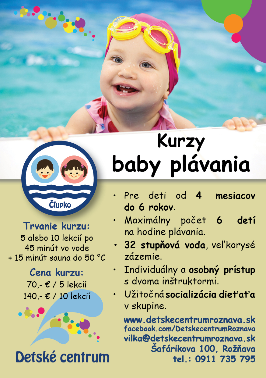 Kurzy plávania pre deti od septembra v plnom prúde